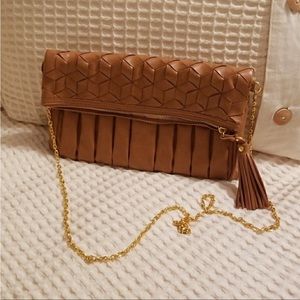 Vegan leather crossbody purse